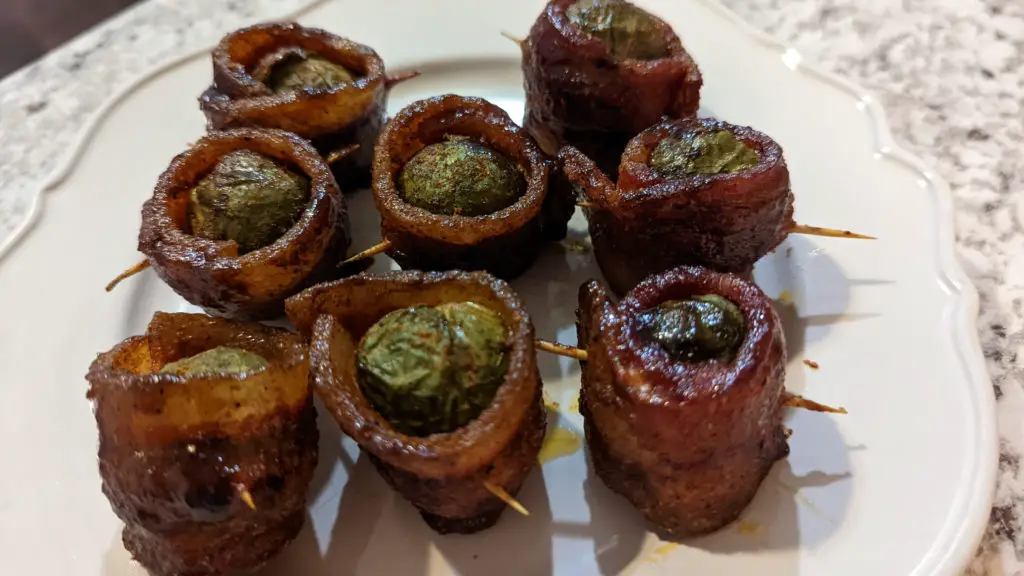 bacon wrapped brussel sprouts